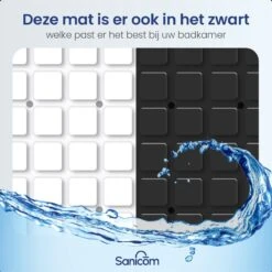 Merkloos Douchemat - Antislip Mat - Antislipmat Douche - Badmat - Schimmelbestendig - Met Zuignappen - Wasbaar - Wit 19 Merkloos Douchemat - Antislip Mat - Antislipmat Douche - Badmat - Schimmelbestendig - Met Zuignappen - Wasbaar - Wit -Badkamer Producten Winkel 1200x1200 1225