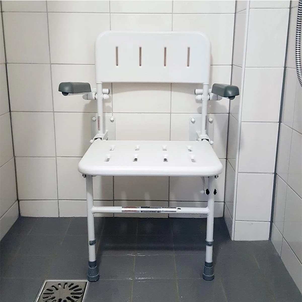 Aidapt Douchestoel Opklapbaar - Max 190kg 4 Aidapt Douchestoel Opklapbaar - Max 190kg - Afbeelding 2