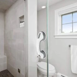 Minismus Badkamer En Douche Handgreep Met Zuignap - Zwart -Badkamer Producten Winkel 1200x1200 1316