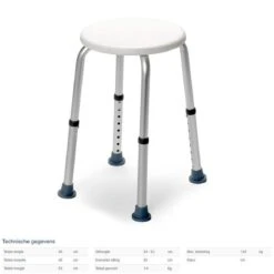 Drive Douchekruk Dino Anti Slip Poten - Max 130 Kg -Badkamer Producten Winkel 1200x1200 1357