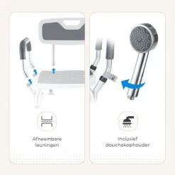 BY JRM Douchestoel En Douchekruk Met Afneembare Rugleuning En Armleuning – 30 Dagen Uitproberen - Anti Slip – Verstelbare Hoogte - Douchekrukje - Grijs 17 BY JRM Douchestoel En Douchekruk Met Afneembare Rugleuning En Armleuning – 30 Dagen Uitproberen - Anti Slip – Verstelbare Hoogte - Douchekrukje - Grijs -Badkamer Producten Winkel 1200x1200 1371