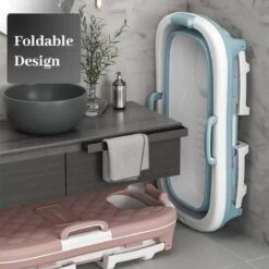 Opvouwbare Ligbad Voor Volwassenen - Blauw - Hard Plastic - Opvouwbaar Bad - 138cm - 200L -Badkamer Producten Winkel 1200x1200 139