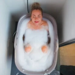 Zitbad Voor Volwassenen – 200L – Bath Bucket – Met Bruisballen – Grijs -Badkamer Producten Winkel 1200x1200 14