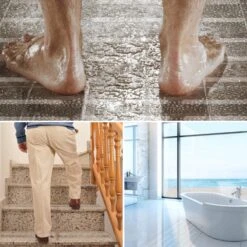 RX Goods 25 Stuks Zelfklevende Anti Slip Strips Stickers – 2 Cm X 40 Cm - Met Schraper – Transparante Tape -Badkamer Producten Winkel 1200x1200 1451