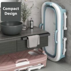 Simple Fix Zitbad - 138cm - Opvouwbaar Bad - Bath Bucket - Zitbad Voor Volwassenen - 220L - Extra Lang - Blauw -Badkamer Producten Winkel 1200x1200 149