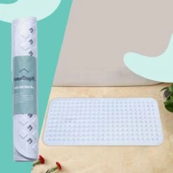 The Original - Douchemat Antislip - Wit - 88x40cm - Antislipmat Badmat Voor Bad & Douche - Anti Slip Mat Met Zuignappen -Badkamer Producten Winkel 1200x1200 1496