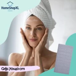 The Original - Douchemat Antislip - Grijs - 70x40cm - Antislipmat Badmat Voor Bad & Douche - Anti Slip Mat Met Zuignappen -Badkamer Producten Winkel 1200x1200 1533