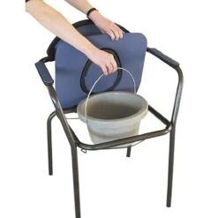 Toiletstoel Blauw Met Comfortabele Zitting En Emmer Met Deksel - Postoel -Badkamer Producten Winkel 1200x1200 1539