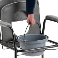 In Hoogte Verstelbare Toiletstoel / Postoel / WC Stoel Met Zachte Zitting. Tot 130 Kg Belastbaar. -Badkamer Producten Winkel 1200x1200 1540