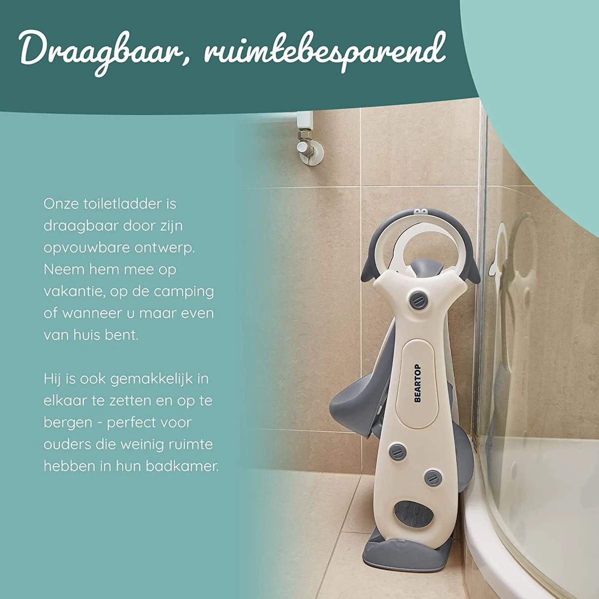 Premium Toiletzitting Voor Kinderen Met Een Trap Van BEARTOP | Antislip | Toilethoogte 38-42cm | Stabieler Ontwerp 2021 | Tot 75kg | Toilettrainer, Toiletzitting, Trainer 7 Premium Toiletzitting Voor Kinderen Met Een Trap Van BEARTOP | Antislip | Toilethoogte 38-42cm | Stabieler Ontwerp 2021 | Tot 75kg | Toilettrainer, Toiletzitting, Trainer - Afbeelding 5