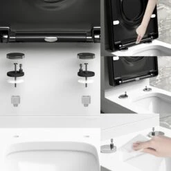 Kamyra® Antibacteriële Toiletbril Met Verkleiner & Softclose - Voor Volwassenen/Kinderen - Toiletbrillen, WC Bril, Brillen, Toiletzitting - D-Vorm - 45.4x36.1 Cm - Zwart 23 Kamyra® Antibacteriële Toiletbril Met Verkleiner & Softclose - Voor Volwassenen/Kinderen - Toiletbrillen, WC Bril, Brillen, Toiletzitting - D-Vorm - 45.4x36.1 Cm - Zwart -Badkamer Producten Winkel 1200x1200 1615