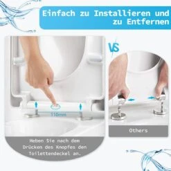 Blazelife Wc Bril - Wc Bril Softclose Van Duurzaam Ureumformaldehyde - Lonely Day - Toiletdeksel Universeel - Afneembaar - Antibacterieel - D-vorm -Badkamer Producten Winkel 1200x1200 1668
