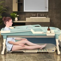 Foresta Volwassenen Zitbad XXL 150CM - Plastic Badkuip - Lime -Badkamer Producten Winkel 1200x1200 17