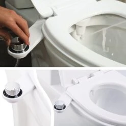 Bidet Handdouche Toilet Sproeier Shattaf Sprayer WC Papier Besparend - Dubbel Spray Koud Water - Badkamer Accessoires - Freshole® -Badkamer Producten Winkel 1200x1200 1704