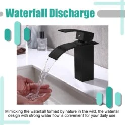 Wastafelkraan - Kranen Badkamer - Wastafelmengkraan - Mengkraan Wastafel - Zwart -Badkamer Producten Winkel 1200x1200 1735