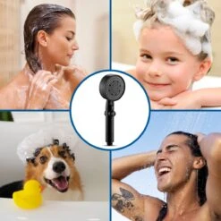 Imperatoris | DoucheSet - Douchekop Met Slang, Houder & Badmuts/Douchemuts - Waterbesparend – Hoge Druk – Regendouche - Zwart Mat -Badkamer Producten Winkel 1200x1200 175