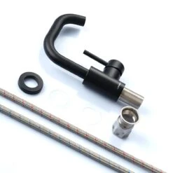 LOMAZOO Wastafelkraan Zwart Pollux - Zwarte Wastafelkraan - Badkamerkraan Zwart - Zwarte Badkamerkraan -Badkamer Producten Winkel 1200x1200 1814