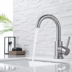 LOMAZOO Wastafelkraan Ivory - Mengkraan Wastafel - Kraan Badkamer - Wastafelmengkraan RVS -Badkamer Producten Winkel 1200x1200 1825