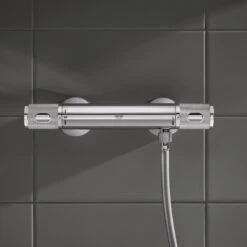 GROHE Precision Feel Thermostatische Douchekraan - EcoJoy - CoolTouch - Incl. Koppelingen - Chroom -Badkamer Producten Winkel 1200x1200 1859