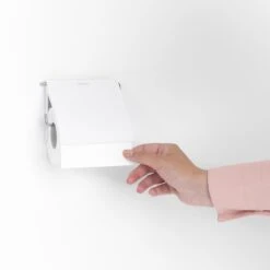 Brabantia ReNew WC Rolhouder - Met Klep - White -Badkamer Producten Winkel 1200x1200 1954