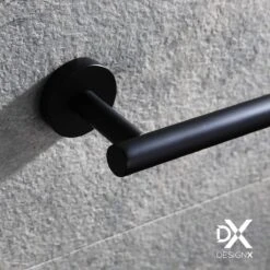 DesignX Toiletrolhouder Zwart - WC Rolhouder - Matte - Papier - Houder - Incl. Schroeven -Badkamer Producten Winkel 1200x1200 2063