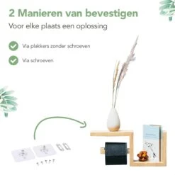 Premium Toiletrolhouder Met Plankje Zonder Boren (incl. Zuignappen En Schroeven) - WC Rolhouder - Toiletpapierhouder Staand | B&H -Badkamer Producten Winkel 1200x1200 2100