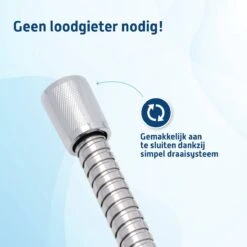 Saqu Express Doucheslang 200 Cm - Chroom 10 Saqu Express Doucheslang 200 Cm - Chroom -Badkamer Producten Winkel 1200x1200 220