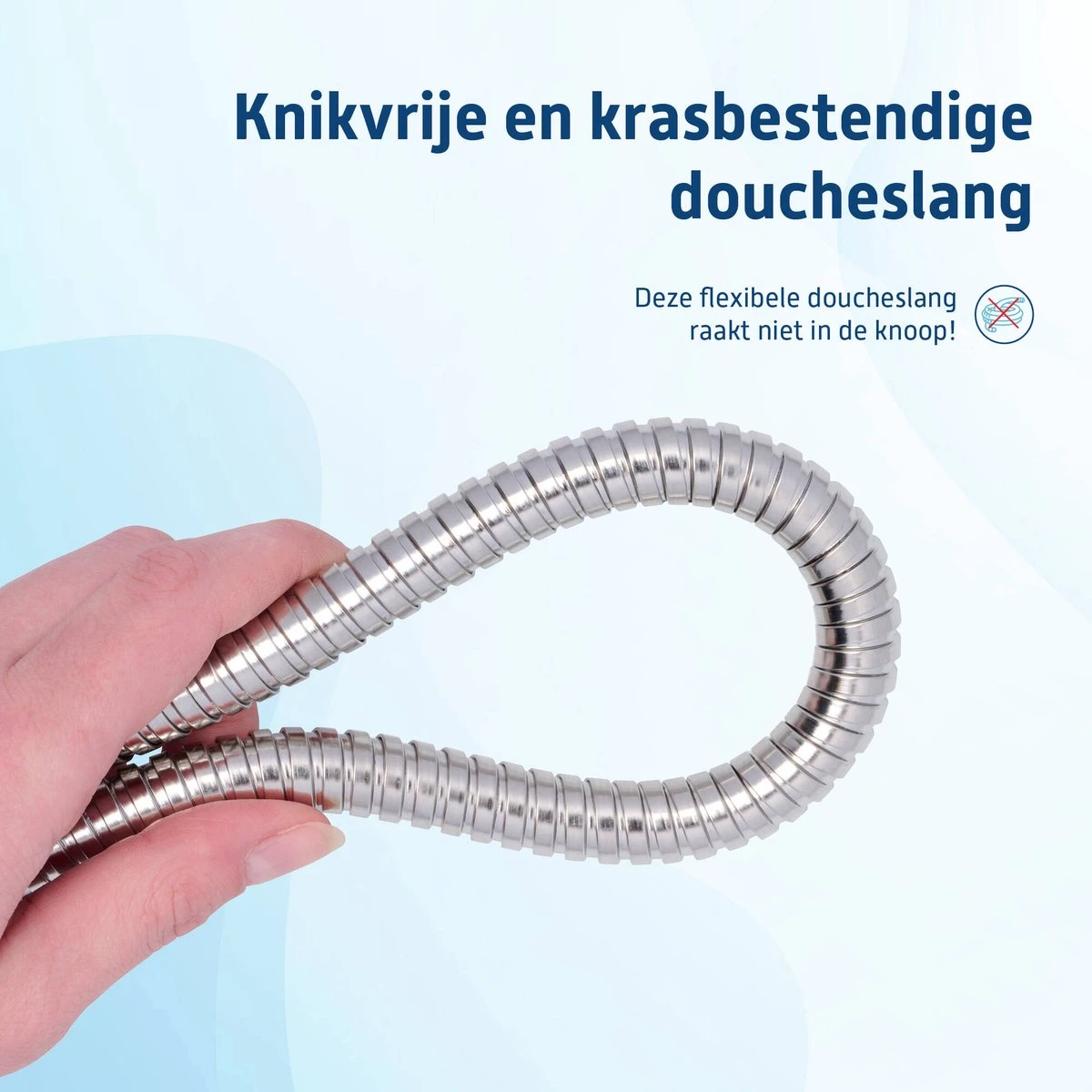 Saqu Express Doucheslang 200 Cm - Chroom 6 Saqu Express Doucheslang 200 Cm - Chroom - Afbeelding 4