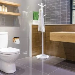 Relaxdays Toiletrolhouder Met Plankje - Wc-rolhouder Bamboe - Rolhouder Toilet - Hout -Badkamer Producten Winkel 1200x1200 2212