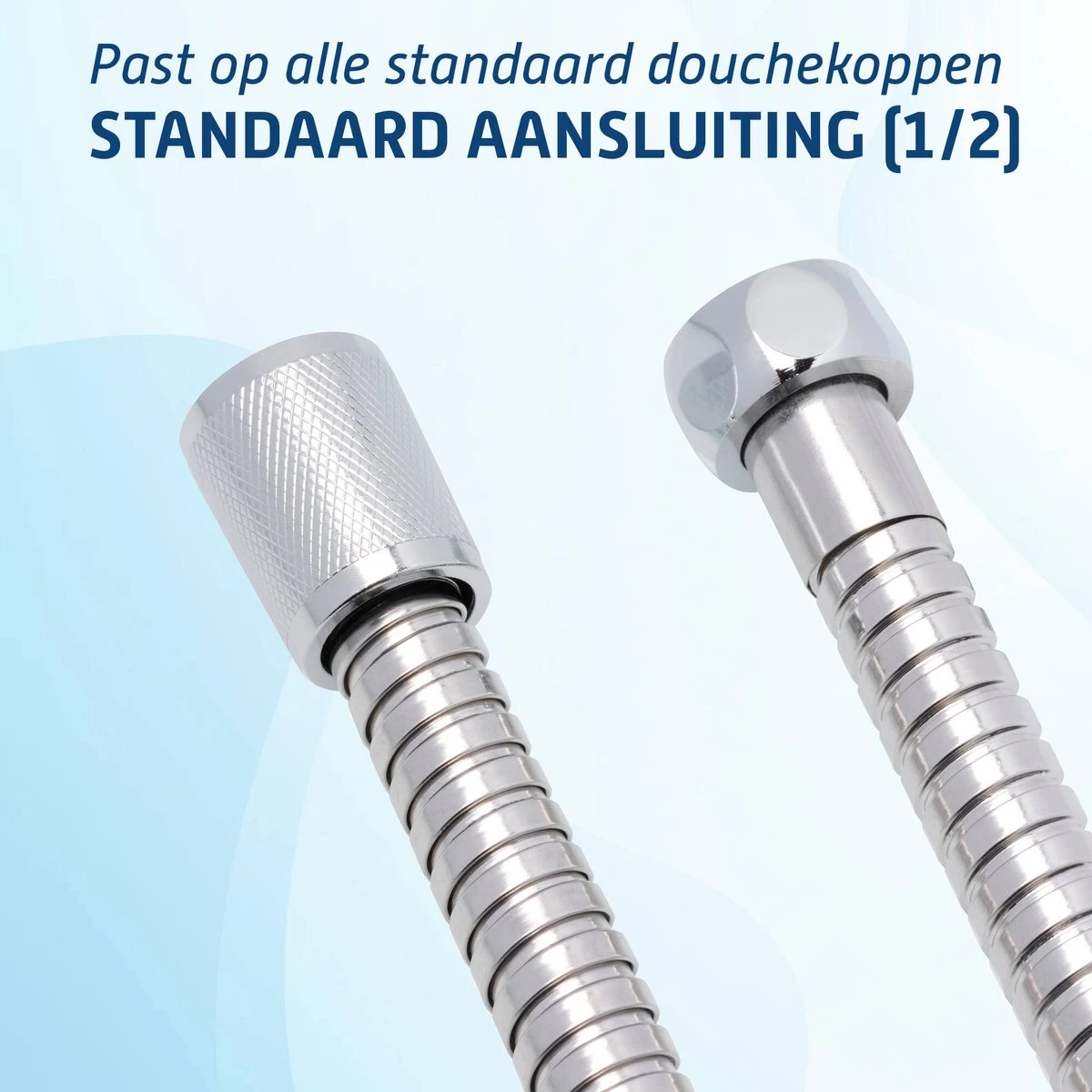 Saqu Express Doucheslang 200 Cm - Chroom 7 Saqu Express Doucheslang 200 Cm - Chroom - Afbeelding 5