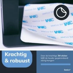 Sanics WC Rolhouder Zwart – Toiletrolhouder Zonder Boren – Met Plankje - Zelfklevend - RVS -Badkamer Producten Winkel 1200x1200 2236