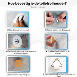 Toiletrolhouder Zonder Boren- Wc Rolhouder - Zuignap - Zelfklevend - Hout -Badkamer Producten Winkel 1200x1200 2249