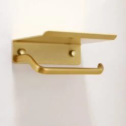Lopoleis WC Rolhouder RVS – Goud – Toiletrolhouder – Zelfklevend – WC-Rolhouder Zonder Boren – Toiletrolhouder Met Plankje – WC Rolhouder Goud – Badkamer Accessoires -Badkamer Producten Winkel 1200x1200 2260