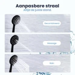 Eagle Bath & Shower - Douchekop Met Slang – Mat Zwart - 3 Functies – Handdouche – Hoofddouche 11 Eagle Bath & Shower - Douchekop Met Slang – Mat Zwart - 3 Functies – Handdouche – Hoofddouche -Badkamer Producten Winkel 1200x1200 230