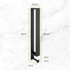 Home4u® - Handdoekrek Badkamer - Handdoekstang - Handdoekenrek Badkamer - 40CM - Met Hanger -Badkamer Producten Winkel 1200x1200 2321