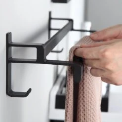 Handdoekrek Dubbele Stang Zonder Boren - Handdoekrek Badkamer - Handdoekhouder - Handdoekstang - Zelfklevend - 60CM - Gratis Handdoek -Badkamer Producten Winkel 1200x1200 2360