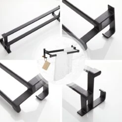 Handdoekrek Dubbele Stang Zonder Boren - Handdoekrek Badkamer - Handdoekhouder - Handdoekstang - Zelfklevend - 60CM - Gratis Handdoek -Badkamer Producten Winkel 1200x1200 2362