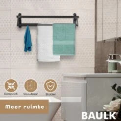 Baulk® - Droogrek – Handdoekrek – Droogrek Hangend – Inklapbaar - Badkamer – RVS – Zwart – Modern – Dutch Design -Badkamer Producten Winkel 1200x1200 2368