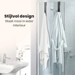 NovaQ Handoekhaakjes - Handoekhouder- Zwart - Douchewand Haak - Set Van 2 Stuks -Badkamer Producten Winkel 1200x1200 2378