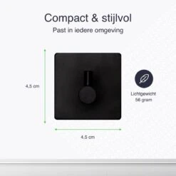 EAVY Zelfklevende Handdoekhaakjes – Set Van 4 Handdoekhouders - RVS -Badkamer Producten Winkel 1200x1200 2382