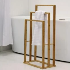 Handdoekrek Bamboe TrioBathroom Solutions -Badkamer Producten Winkel 1200x1200 2390
