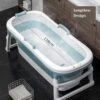 Opvouwbare Ligbad Voor Volwassenen- Zitbad-bathbucket - Blauw - Hard Plastic - Opvouwbaar Bad - 138cm - 200L -Badkamer Producten Winkel 1200x1200 24