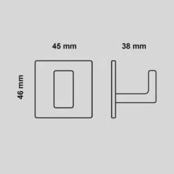 Stål Handdoekhaakjes Zelfklevend Zwart - Vierkant - 4 Stuks -Badkamer Producten Winkel 1200x1200 2434