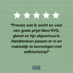 Waal© 2 Stuks RVS Handdoekhouders Zilver - Zelfklevend - Handdoek Klem - Handdoek Haak -Badkamer Producten Winkel 1200x1200 2610