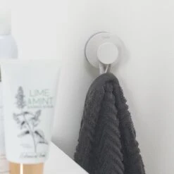 Tiger Urban - Handdoekhaak Groot (1x) - ø 5 Cm - Inclusief 2 Decorringen - Wit -Badkamer Producten Winkel 1200x1200 2636