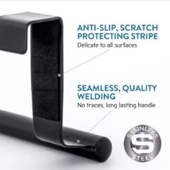 Tatkraft HORIZON - RVS Kastdeur Handdoekrek - Keukenkast Deur Handdoek/Vaatdoek Houder Rek Stang Hanger - Towel Rack Kast Deurhanger Deurhaak Keuken - Handdoekstang - Mat Zwart - 23CM 9 Tatkraft HORIZON - RVS Kastdeur Handdoekrek - Keukenkast Deur Handdoek/Vaatdoek Houder Rek Stang Hanger - Towel Rack Kast Deurhanger Deurhaak Keuken - Handdoekstang - Mat Zwart - 23CM -Badkamer Producten Winkel 1200x1200 2653