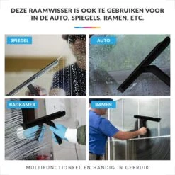 Douchewisser Met Ophanghaak – Trekker Douche – Douchetrekker Voor Badkamer – Raamwisser Douche – Zwart -Badkamer Producten Winkel 1200x1200 2683