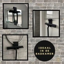 Fienosa Douchewisser Anti Kras Siliconen - Zachte Glashaak - Zwart -Badkamer Producten Winkel 1200x1200 2704