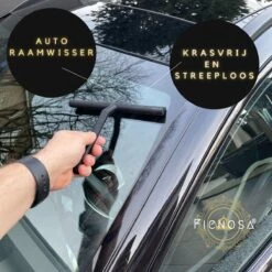 Fienosa Douchewisser Anti Kras Siliconen - Zachte Glashaak - Zwart -Badkamer Producten Winkel 1200x1200 2705