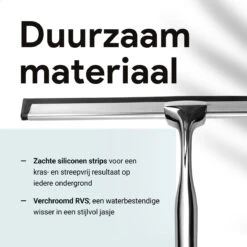 Douchewisser Met Ophanghaak En 2 Extra Strips - Raamwisser Voor Douche - Raamtrekker Chroom -Badkamer Producten Winkel 1200x1200 2724